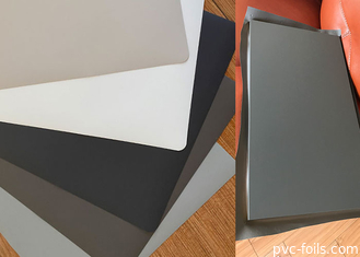 رمادي بلون سوبر ماتي PVC لفة احباط الزخرفية لتغطية الأبواب الغشائية