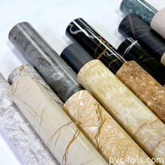 رزمة الفيلم الزخرفي لـ (PVC) لـ (Marble Effect) للأثاث