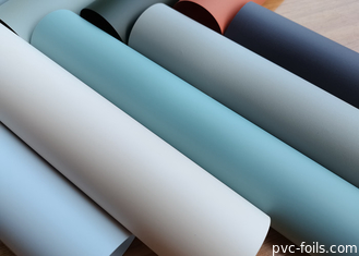 الفيلم الزخرفي لـ (PVC) ذو اللون الصلب السوبر مات للطلاء على الأبواب الداخلية