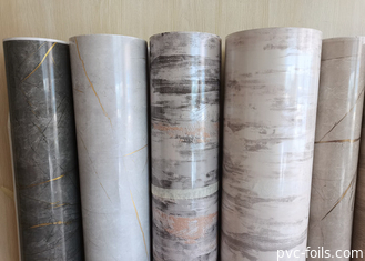 1400mm فيلم PVC الرخام اللامع لتطبيقات الصحافة الغشاء الفراغ