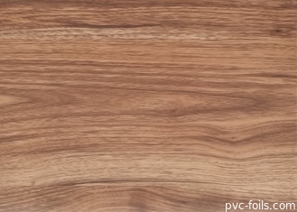 لون الخشب البني الفيلم الزخرفي لـ PVC للطلاء الباب