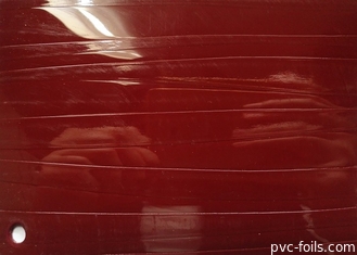 احباط غشاء PVC 3D منقوش باللون الأحمر للديكور الداخلي للأثاث