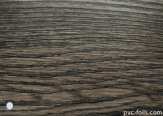 مقاومة للحريق الخشب الداكن PVC فيلم الزخرفية لإطار الباب التفاف الملف الشخصي