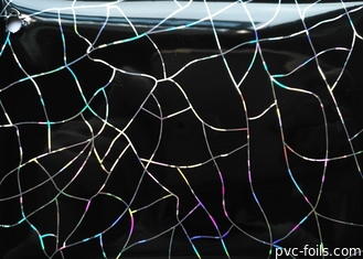 450 ميكرون PVC مرآة احباط الغشاء مثل اللون المخصص