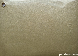 البريق الذهبي اللون PVC احباط الزخرفية للضغط على الغشاء