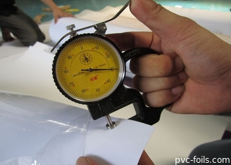 فيلم غشاء PVC النجارة الصلبة الأبيض 300 ميكرون
