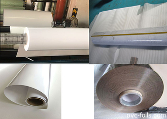 غشاء أبيض ضغط PVC احباط للأثاث