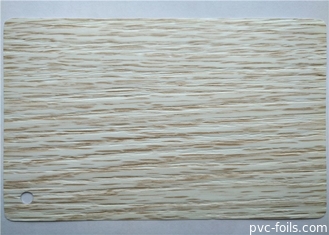 الضغط على غشاء PVC احباط للأبواب مجلس الوزراء الخشب الأبيض 0.35 مم