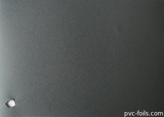 اللون الأسود ماتي إنهاء PVC الأثاث احباط مقاومة الخدوش