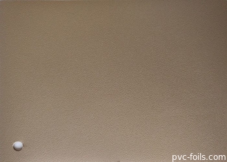 اللون البني الخالص النقش PVC الأثاث احباط صيانة منخفضة