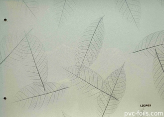 عالية اللمعان الحديثة تصميم أثاث PVC فيلم ديكور لتصفيح لوحة PVC