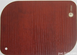 غير لاصق الخشب الحبوب PVC فيلم الزخرفية احباط الستار التفاف الأنابيب