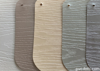 الخشب تنقش PVC 3D غشاء احباط للمطبخ دواليب الديكور الفينيل التفاف