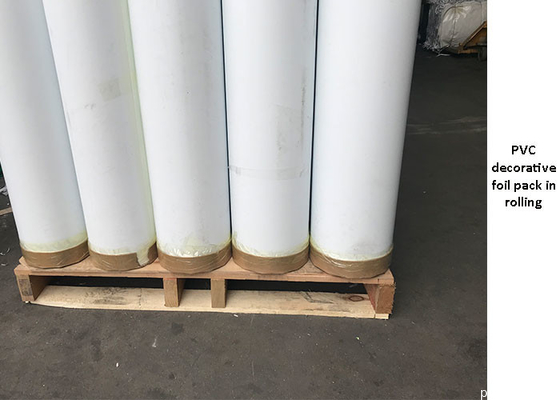 رمادي بلون سوبر ماتي PVC لفة احباط الزخرفية لتغطية الأبواب الغشائية
