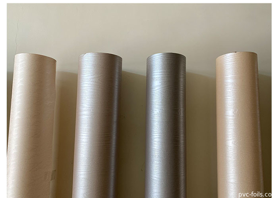 احباط الأثاث PVC ماتي عادي اللون لأبواب MDF على شكل ديكور