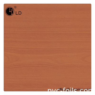 0.16mm لون الخشب PVC فيلم الديكور لتصفيح باب WPC