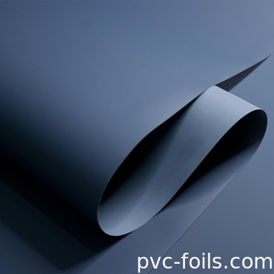 فيلم PVC الزرقاء الداكنة الزخرفية 0.20mm سمك مقاوم للماء