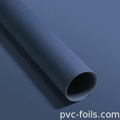 فيلم PVC الزرقاء الداكنة الزخرفية 0.20mm سمك مقاوم للماء