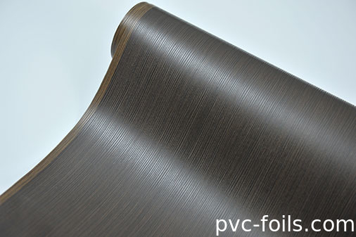 فوشان الخشب المخصص حبيبات PVC الألواح الزخرفية لأبواب الغشاء