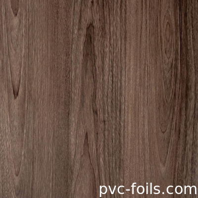 350 ميكرون حبة الخشب PVC لفائف غشاء للأبواب الداخلية MDF