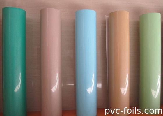 تصميم لامعة عالية لامعة لفيلم التصفيف PVC للوحة PVC لون صلب معدني