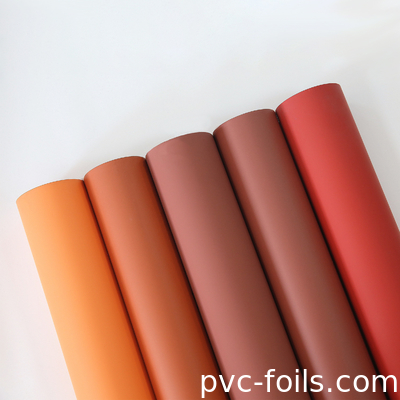 الفيلم الزخرفي السوبر مات PVC اللون المخصص لمسة ناعمة لأبواب المطبخ