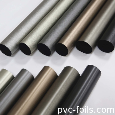 لون معدني PVC فيلم ملصق ذاتي لتزيين الأثاث الداخلي