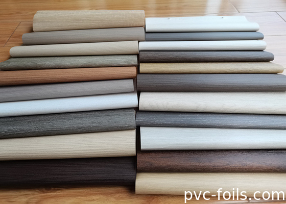 فيلم تغليف PVC من حبوب خشب الكرز لتصميم الأثاث المخصص