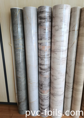 1400mm فيلم PVC الرخام اللامع لتطبيقات الصحافة الغشاء الفراغ