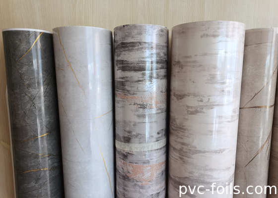 1400mm فيلم PVC الرخام اللامع لتطبيقات الصحافة الغشاء الفراغ