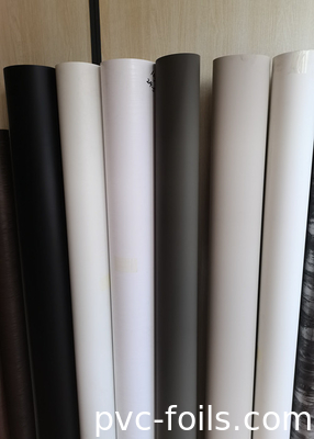 فيلم PVC الزخرفي ذو اللون الصلب ذو اللمعان العالي للصفائح الأكريليكية سمك 0.15mm