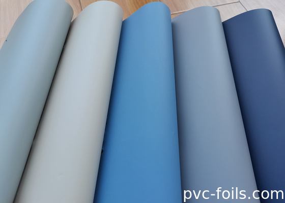 فيلم ديكوراتي ملمس رقيق من PVC لفتحات الغشاء والصحافة الفراغية