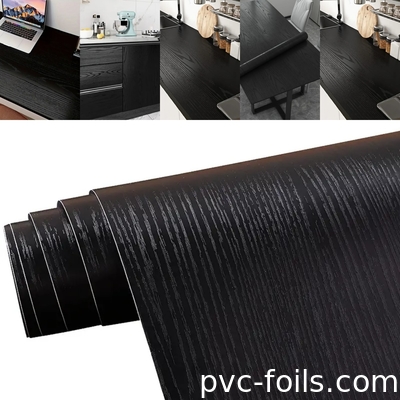فيلم PVC الزخرفي اللاصق الذاتي المقاوم للماء لتجديد طاولة المطبخ