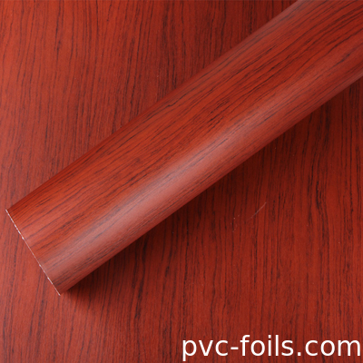 أسعار المصنع منخفضة للجودة الصلبة للورق الجداري المفروشات الملصق الفينيل الخشب الحبوب الفيلم PVC للبيع