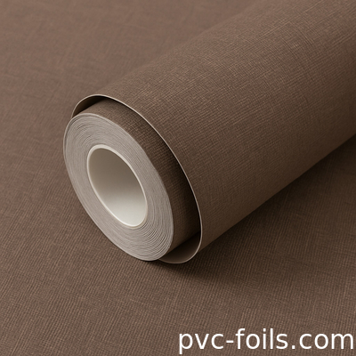 نسيج النسيج لون صلب نسيج PVC الطلاء الجداري اللاصق للجدار الداخلي