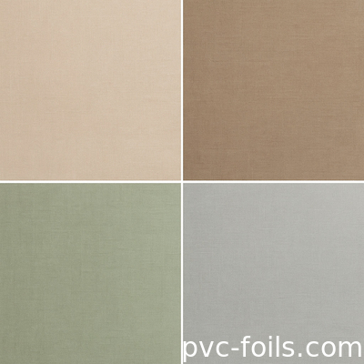 نسيج النسيج لون صلب نسيج PVC الطلاء الجداري اللاصق للجدار الداخلي