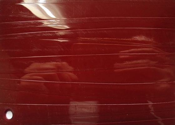 احباط غشاء PVC 3D منقوش باللون الأحمر للديكور الداخلي للأثاث