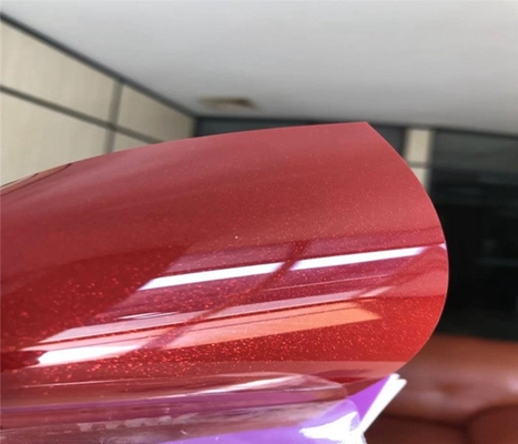 0.6mm بولي كلوريد الفينيل فيلم الممعدنة لتغطية مجلس الوزراء عالية اللمعان الصلبة
