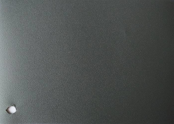 اللون الأسود ماتي إنهاء PVC الأثاث احباط مقاومة الخدوش