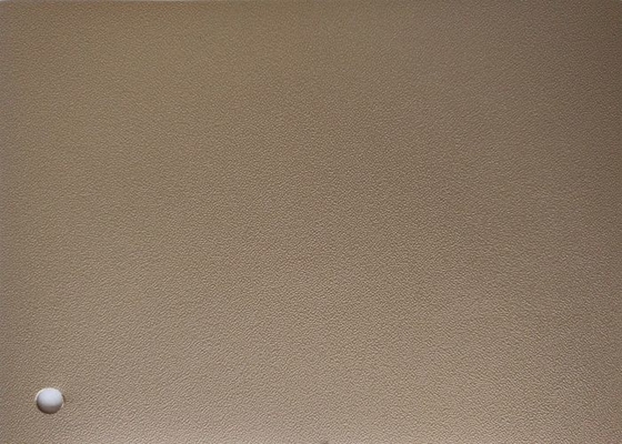 اللون البني الخالص النقش PVC الأثاث احباط صيانة منخفضة