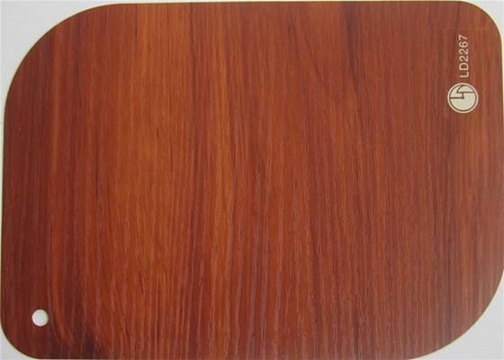 WPC PVC احباط الزخرفية ملفوفة الأبواب Aluminmum Profile 500m Roll
